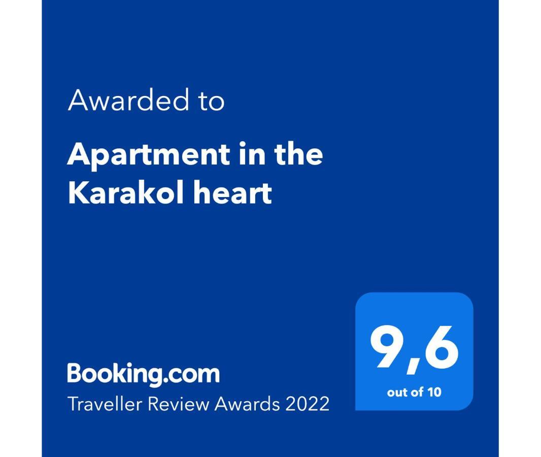 Apartment In The Karakol Heart Екстериор снимка